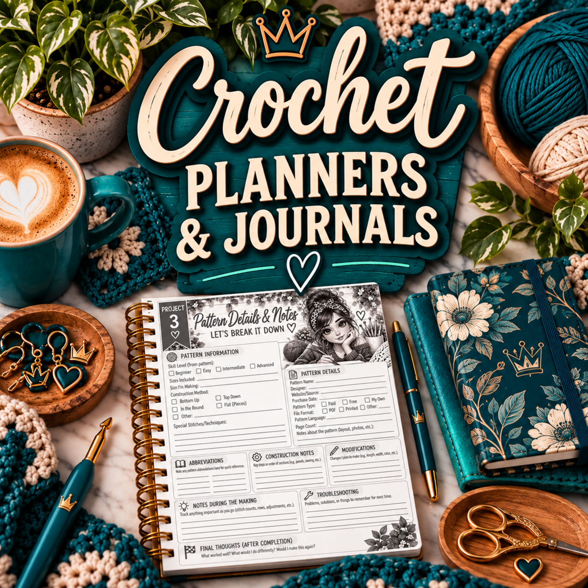 Crochet Planners & Journals