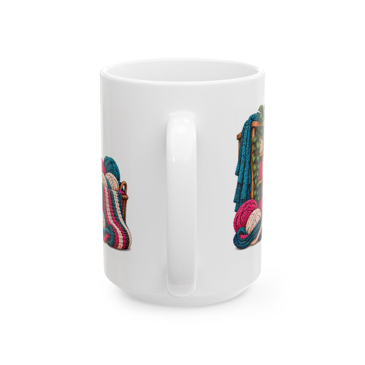 Keep the Yarn Coming Crochet Coffee Mug | Yarn Lover Gift