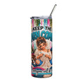 Keep the Yarn Coming 20 oz Tumbler | Crochet & Knitting Gift