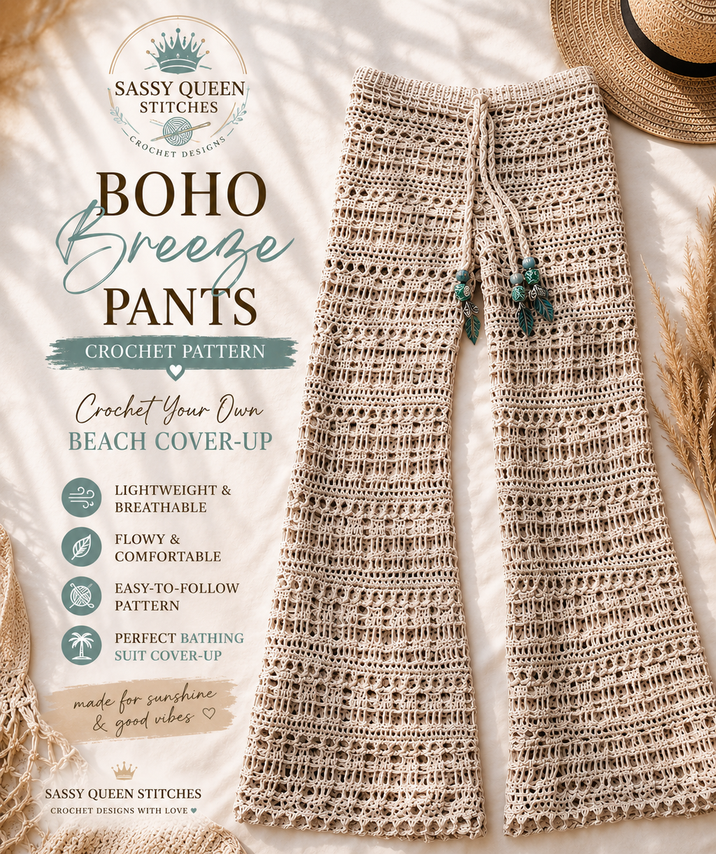 Boho Breeze Crochet Pants Pattern